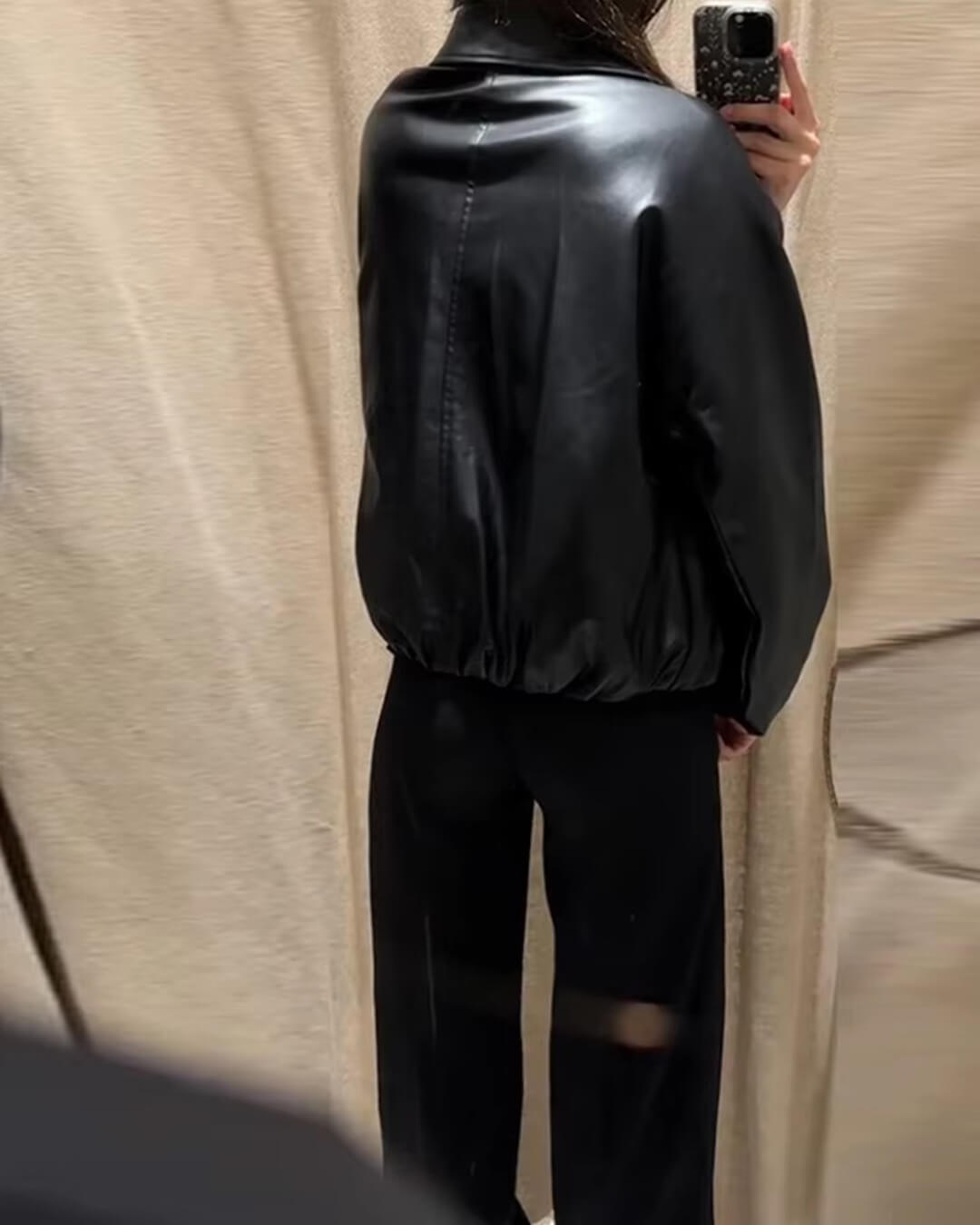 Bomber Jenny in ecopelle