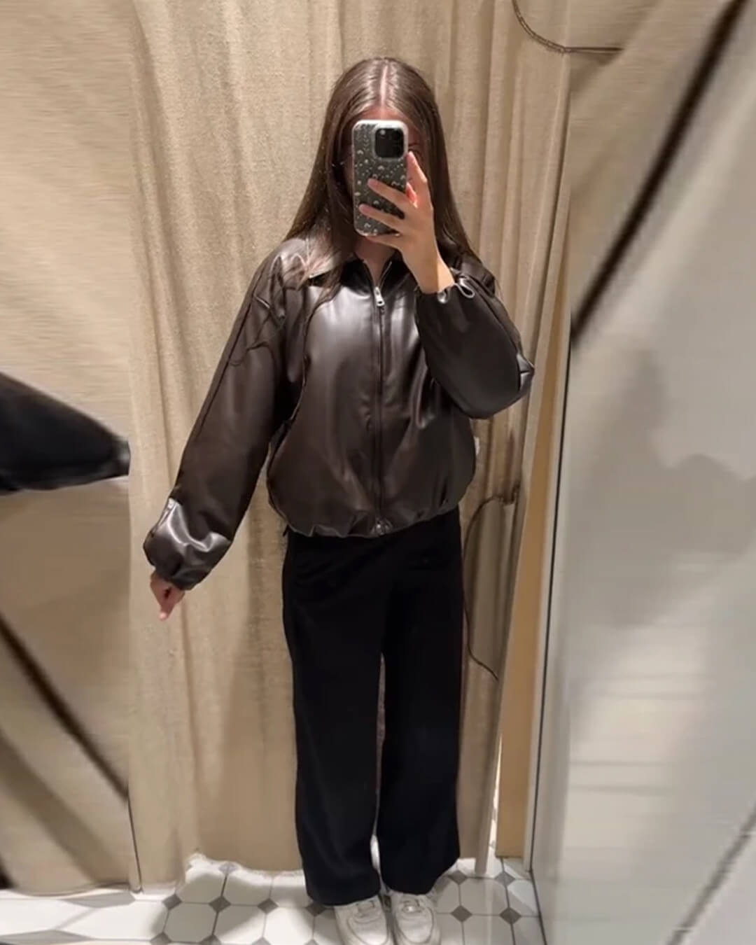 Bomber Jenny in ecopelle