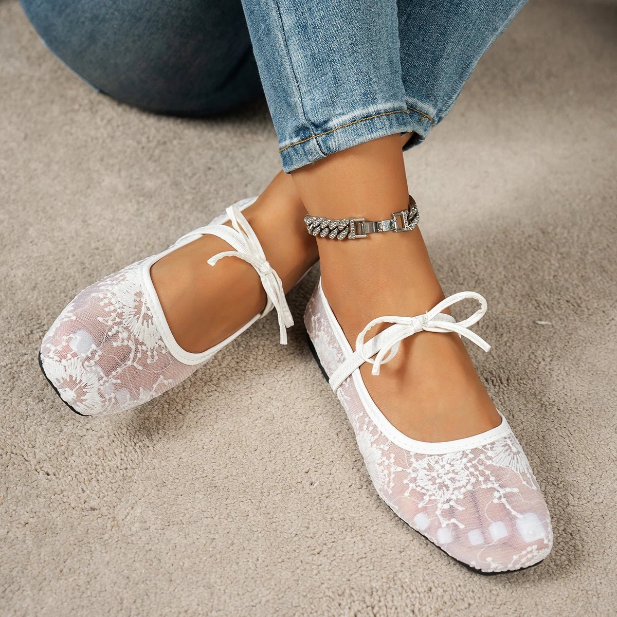 Ballerine in mesh Joan