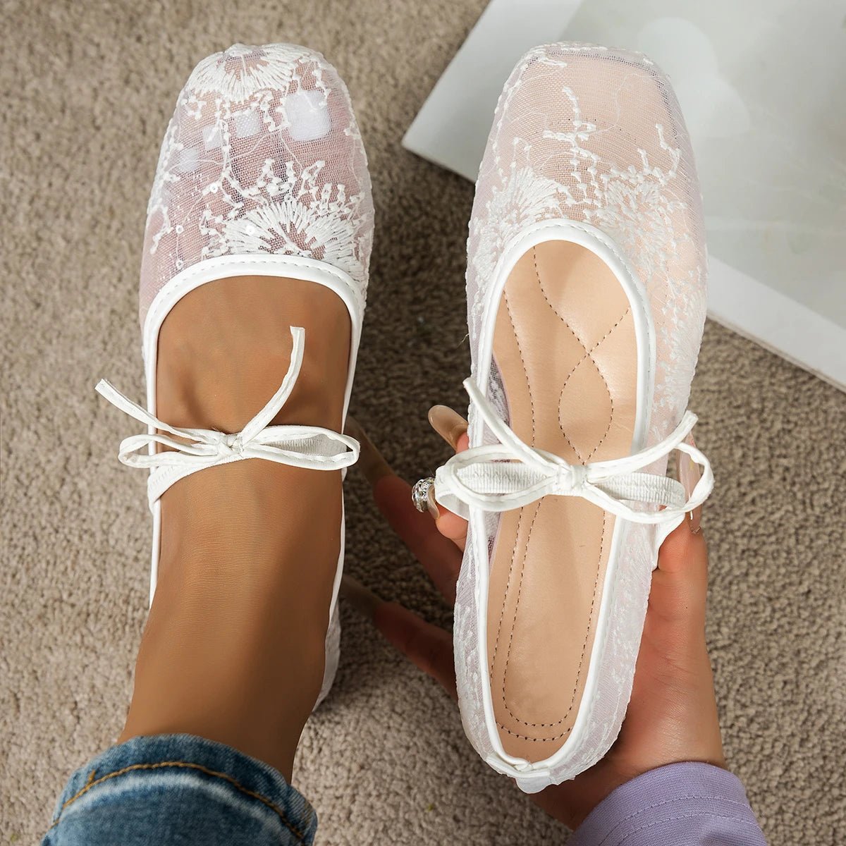 Ballerine in mesh Joan