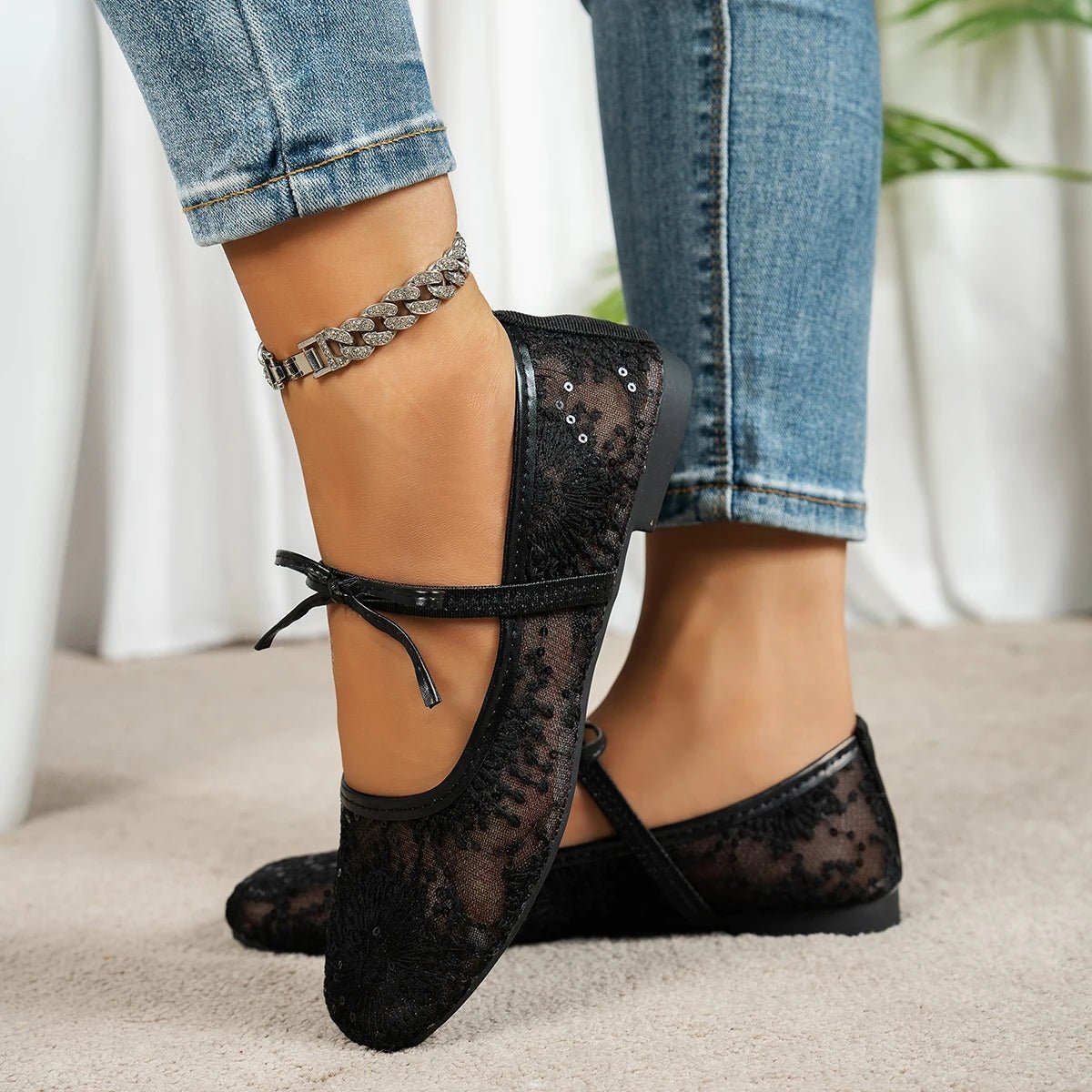 Ballerine in mesh Joan