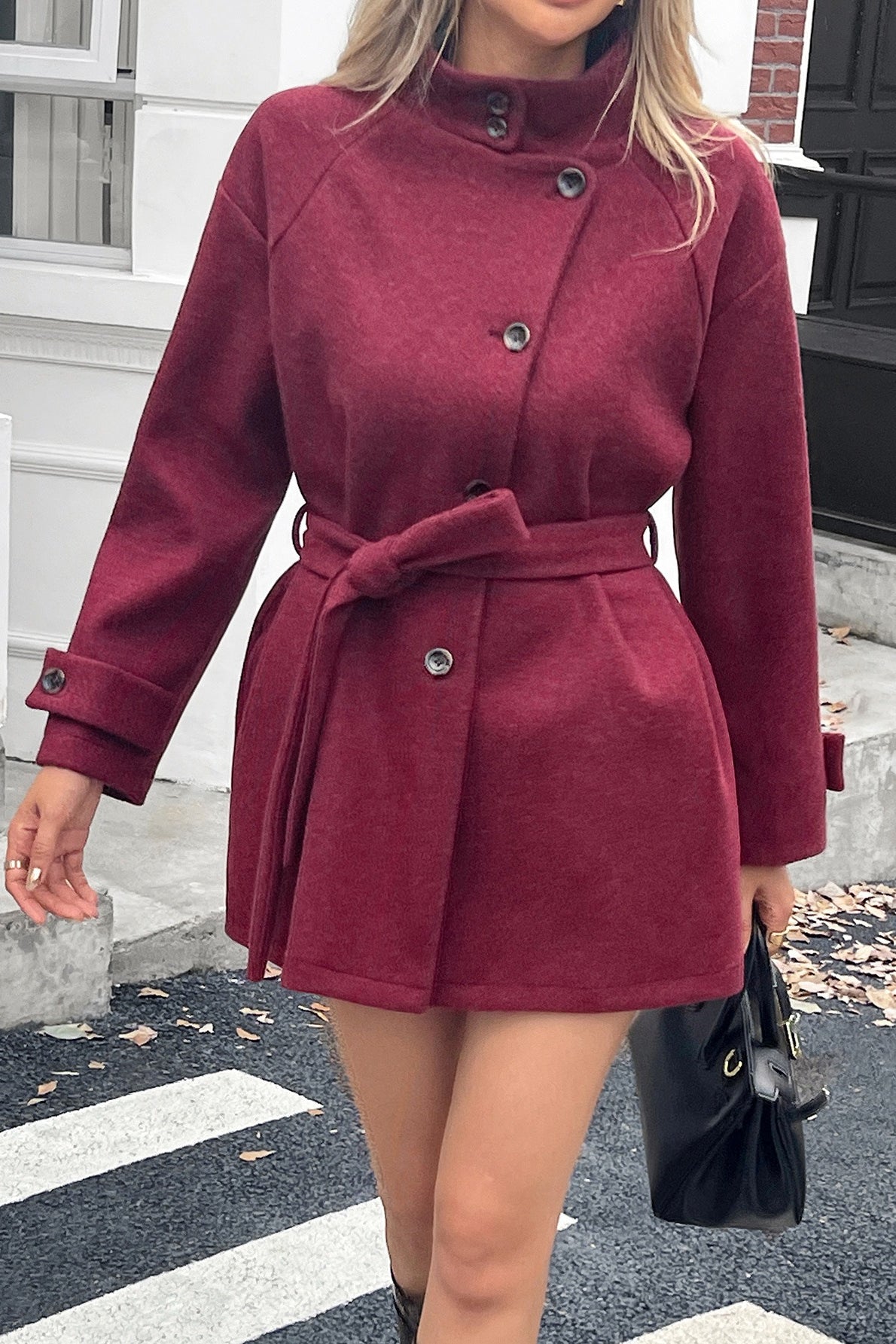 Cappotto con cintura Jolina