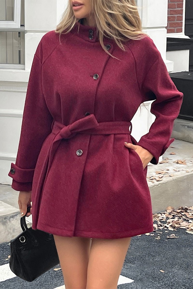 Cappotto con cintura Jolina