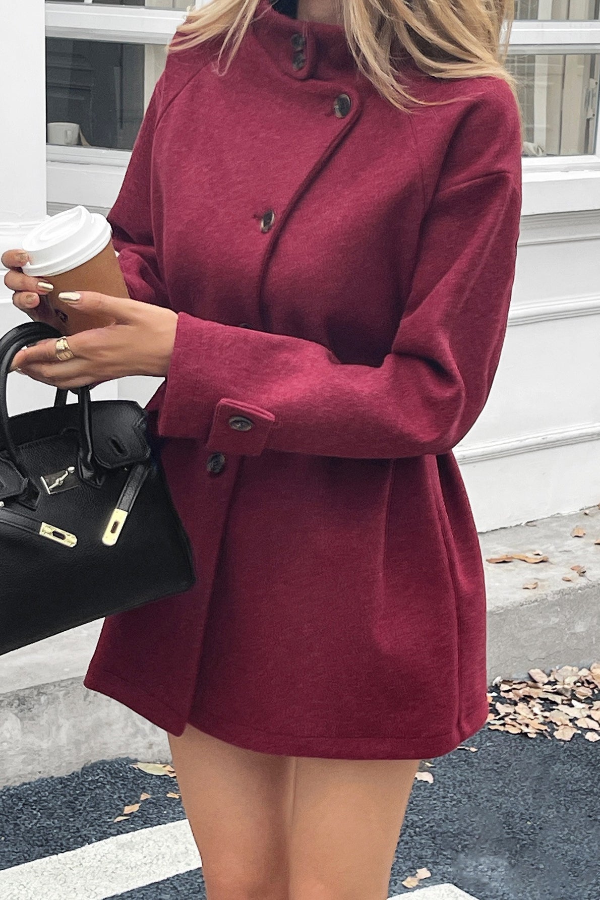 Cappotto con cintura Jolina