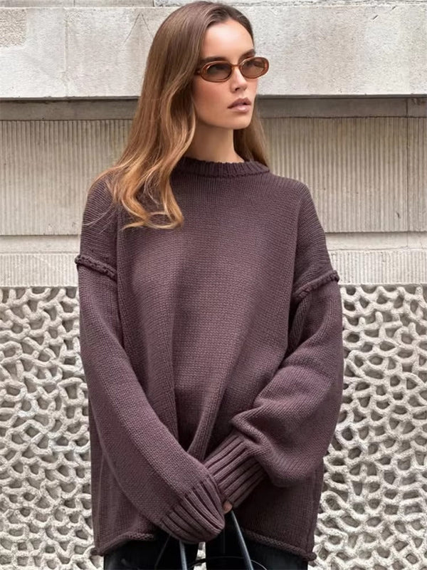 Pullover ampio in maglia Joyce