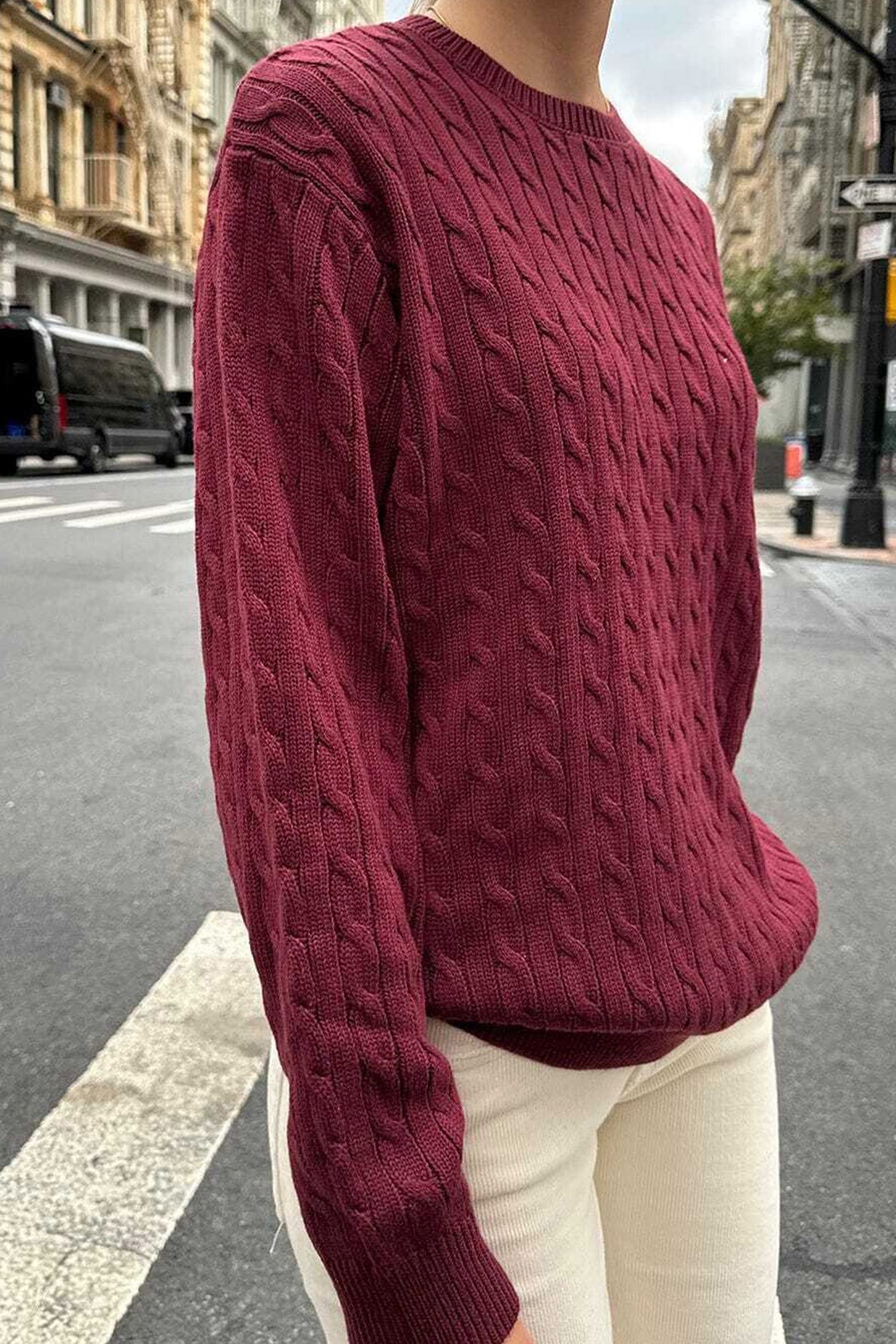 Maglione lavorato a maglia Karyl