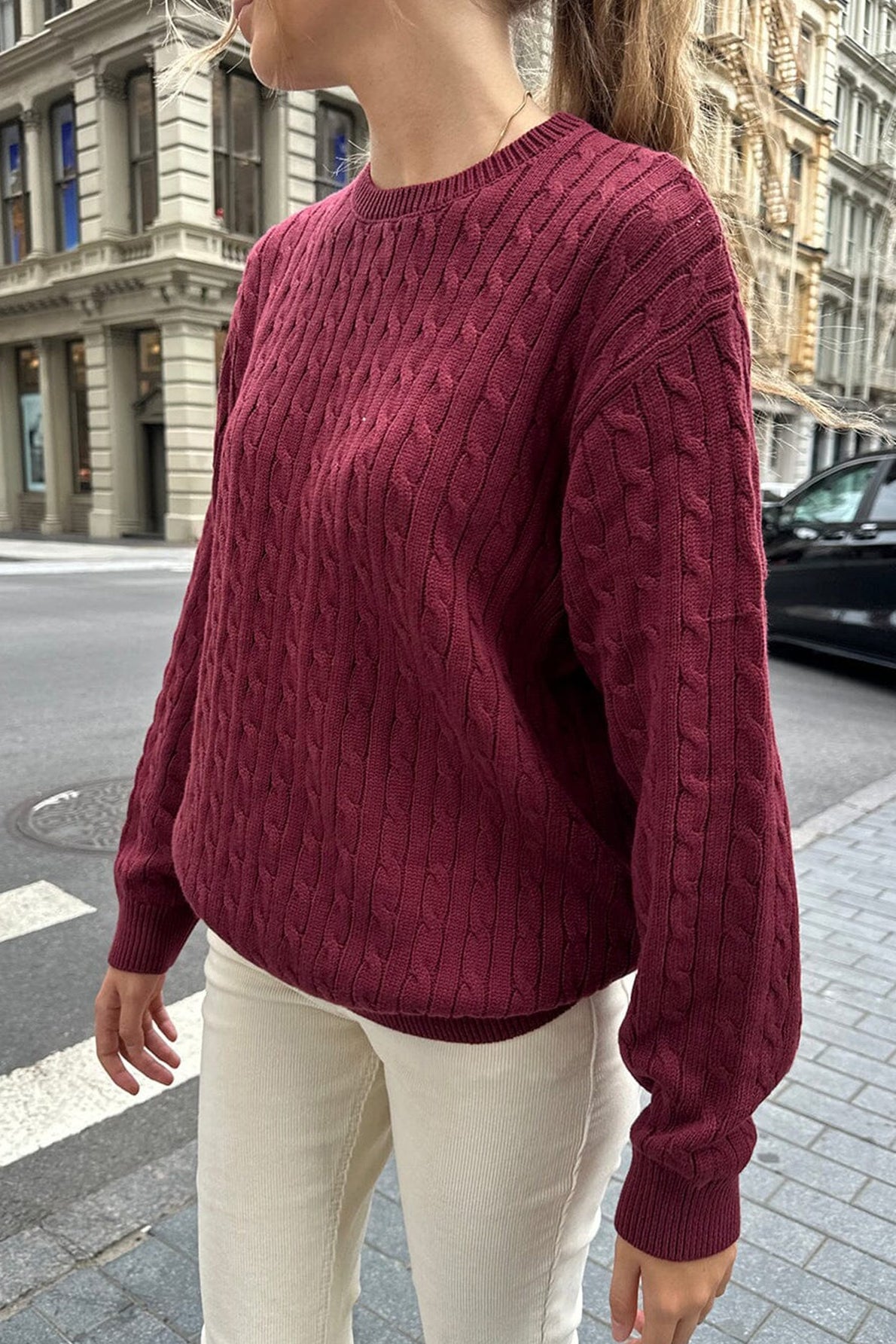 Maglione lavorato a maglia Karyl