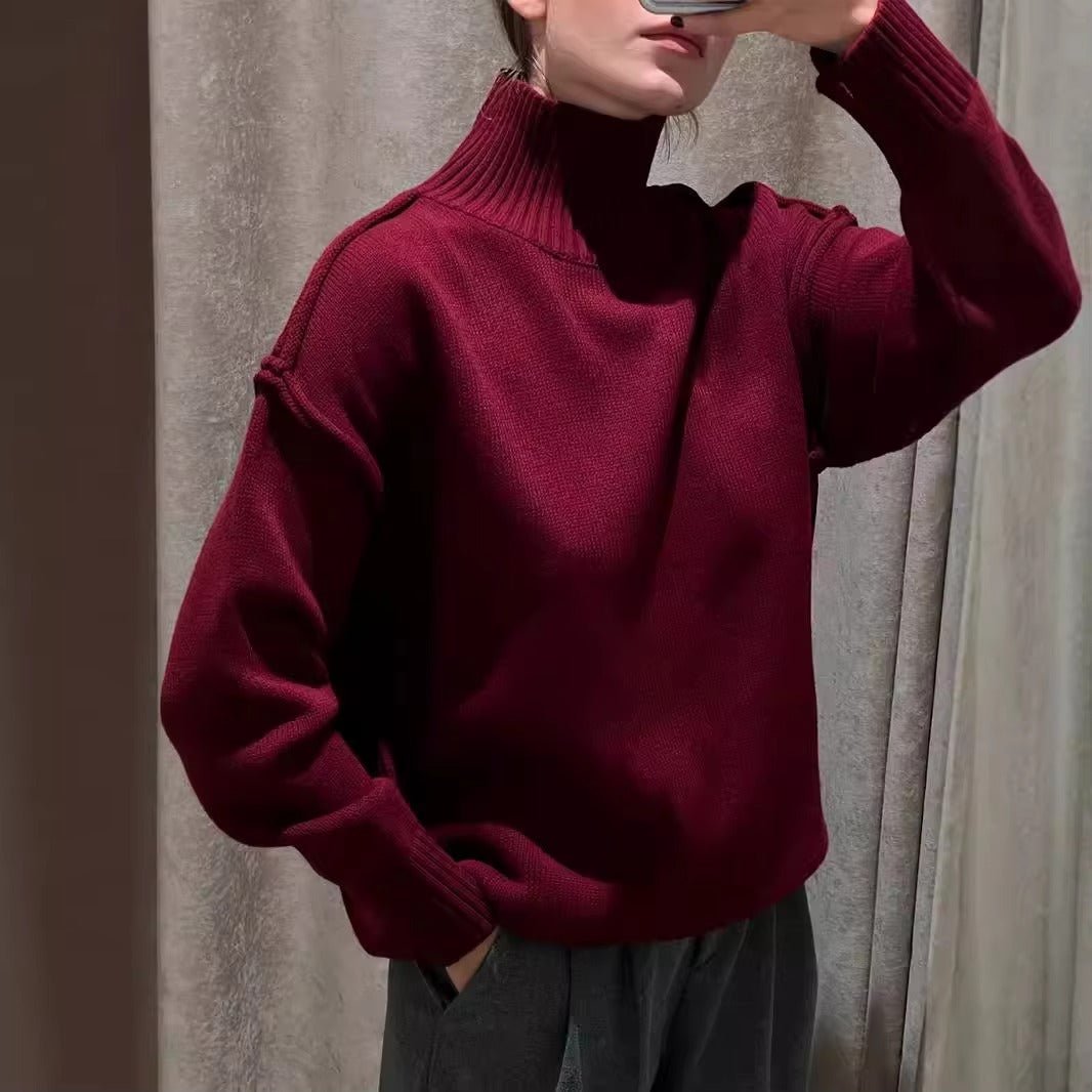 Katie Turtleneck Knit Sweater