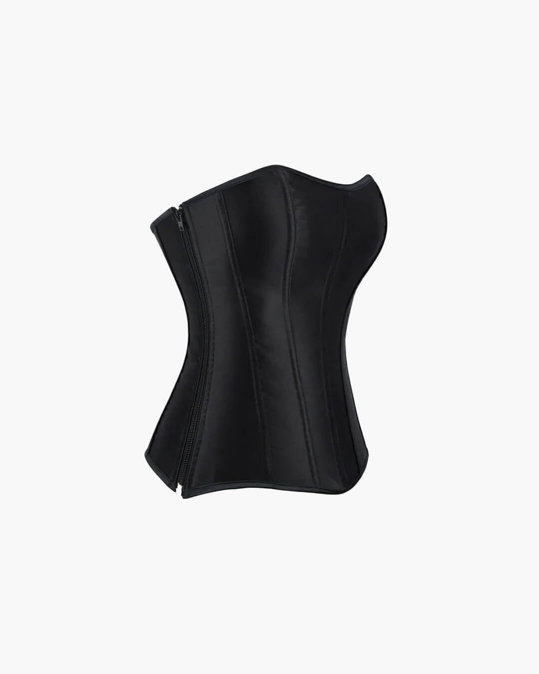 Top a corsetto in raso Kelly