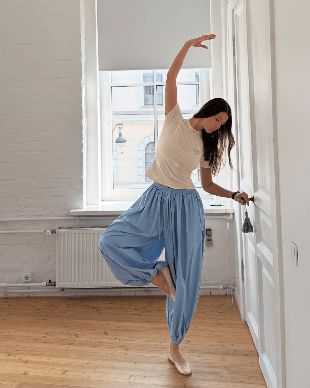 Pantaloni a palloncino a vita alta Kerry
