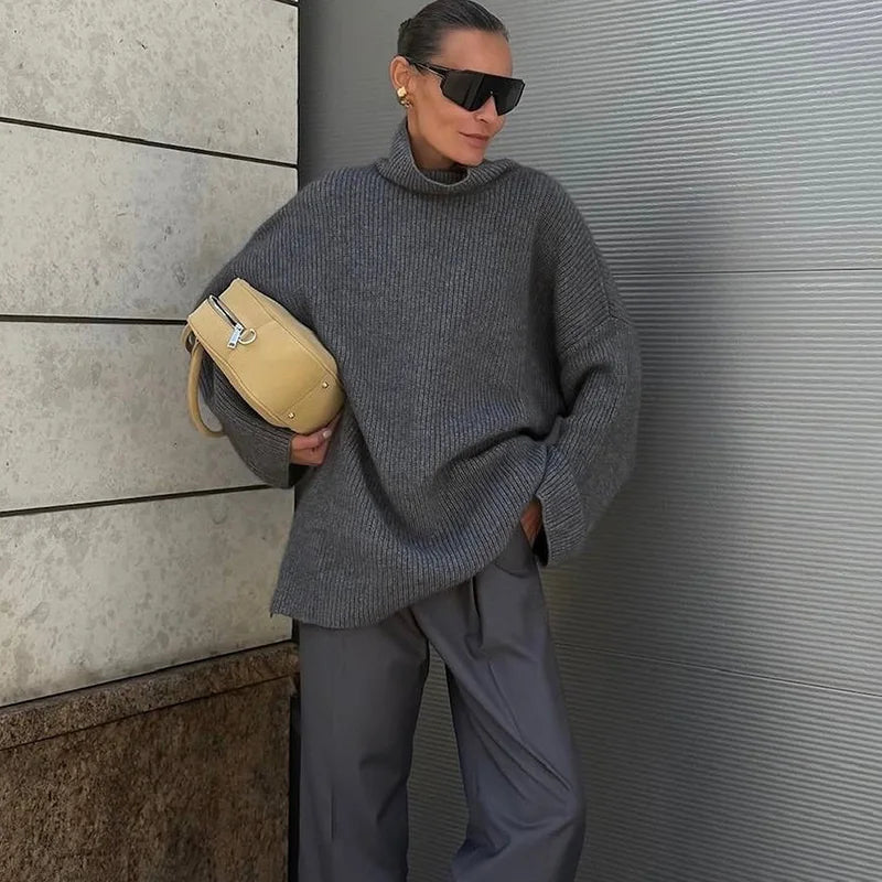 Abito oversize in maglia Hedda