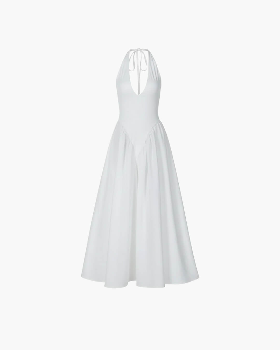 Abito maxi con scollo profondo Kristy