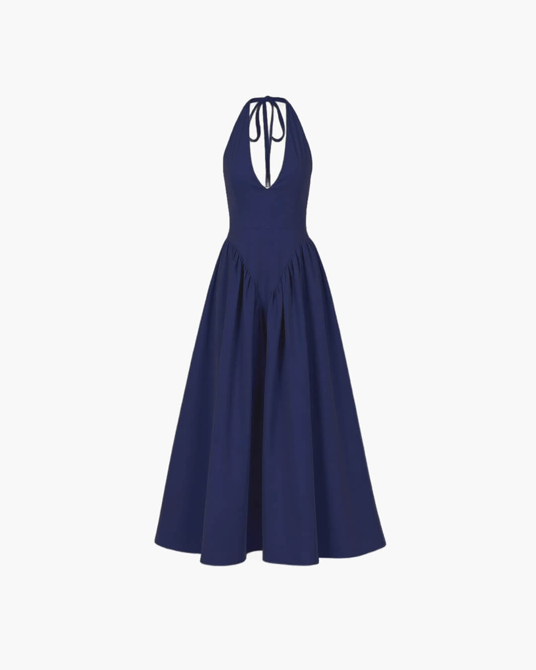 Abito maxi con scollo profondo Kristy