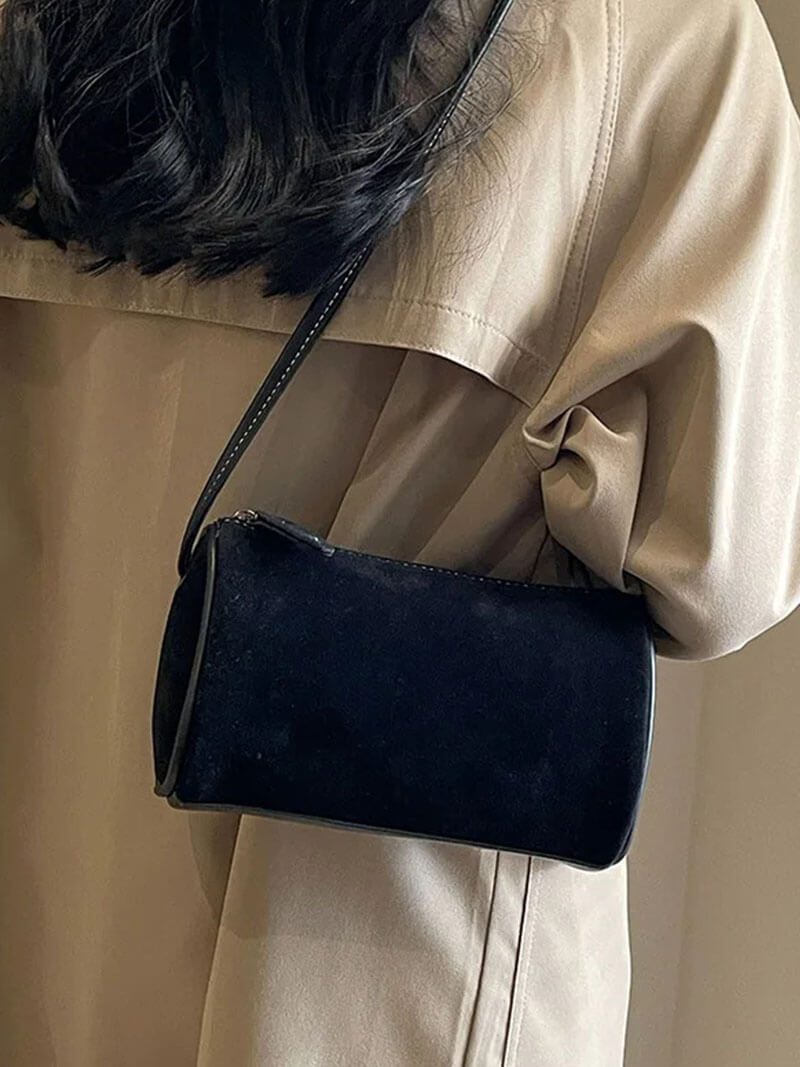 Borsa in camoscio Lara