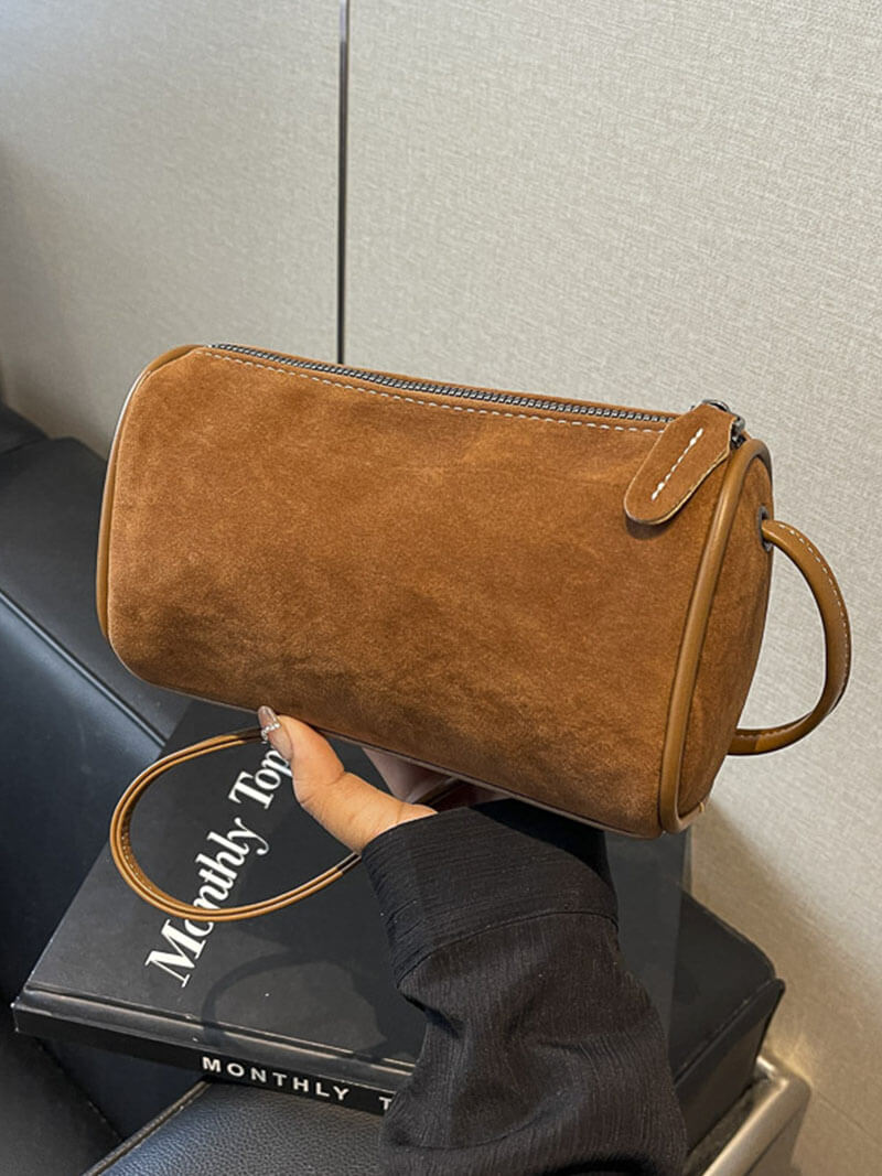 Borsa in camoscio Lara