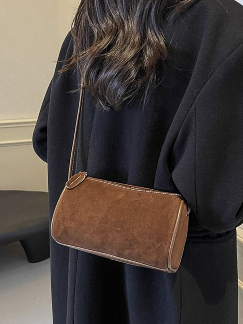 Borsa in camoscio Lara