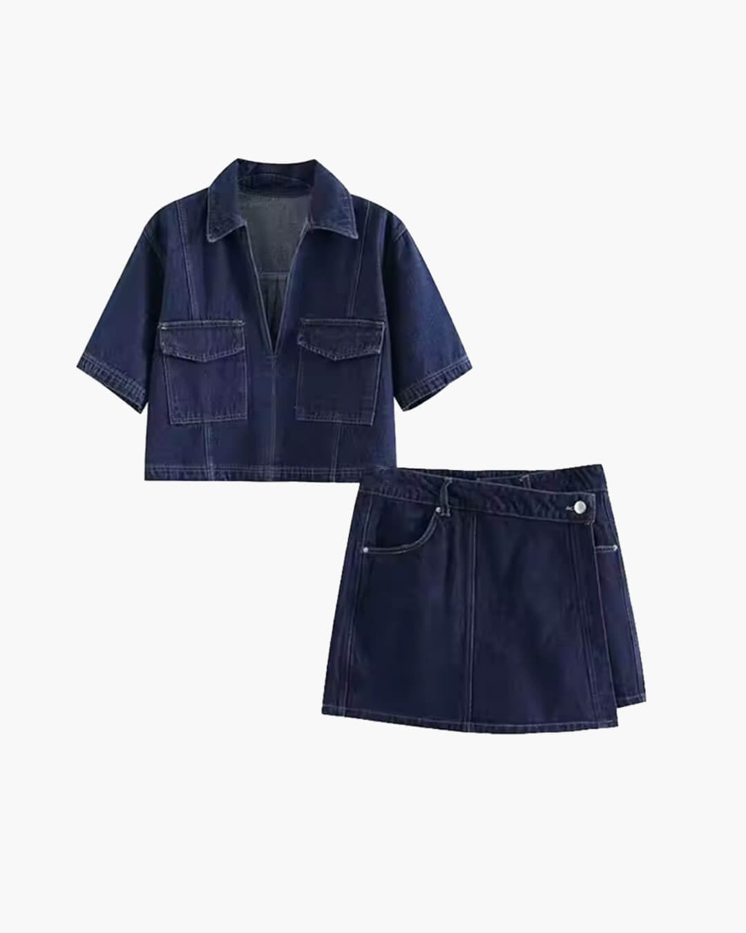Set composto da top corto e skort Leslie