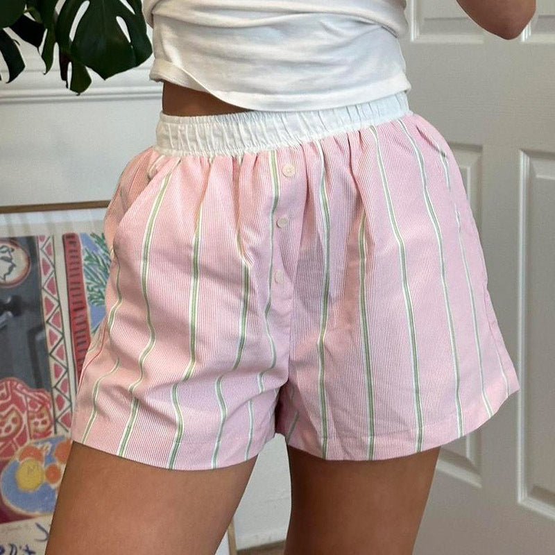 Liesel Striped Poplin Boxer Shorts