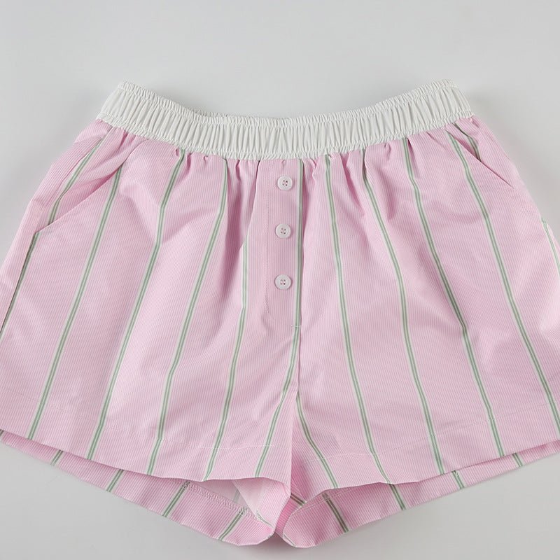 Liesel Striped Poplin Boxer Shorts