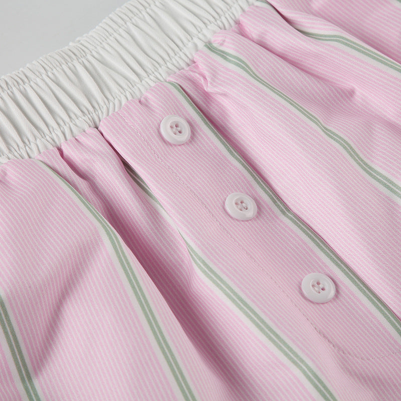 Liesel Striped Poplin Boxer Shorts