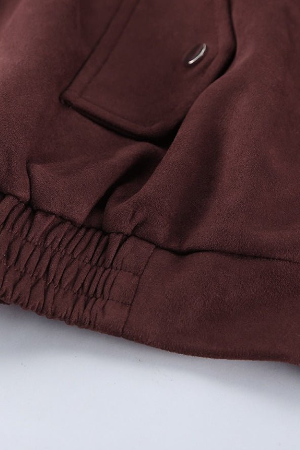 Cappotto in camoscio dal taglio morbido Linda