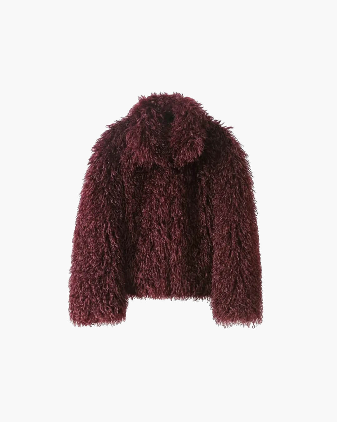 Cappotto in pelliccia sintetica effetto peluche Liza