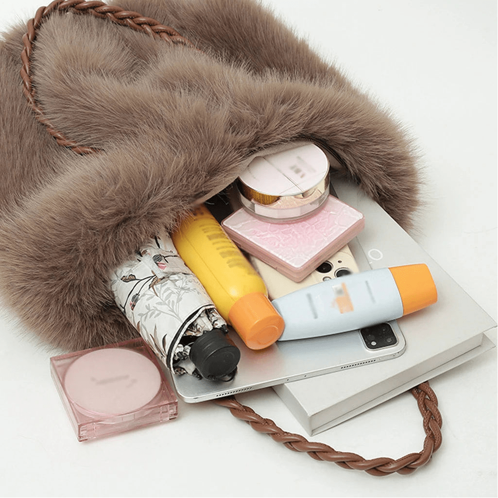 Borsa tote in ecopelliccia Loreen