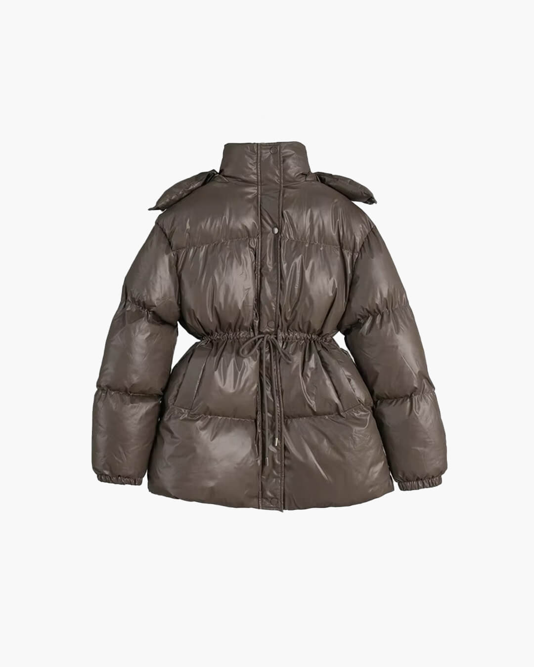 Cappotto imbottito Lorie con cappuccio e coulisse