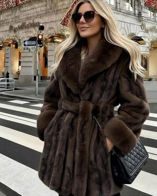 Cappotto in ecopelliccia Louise