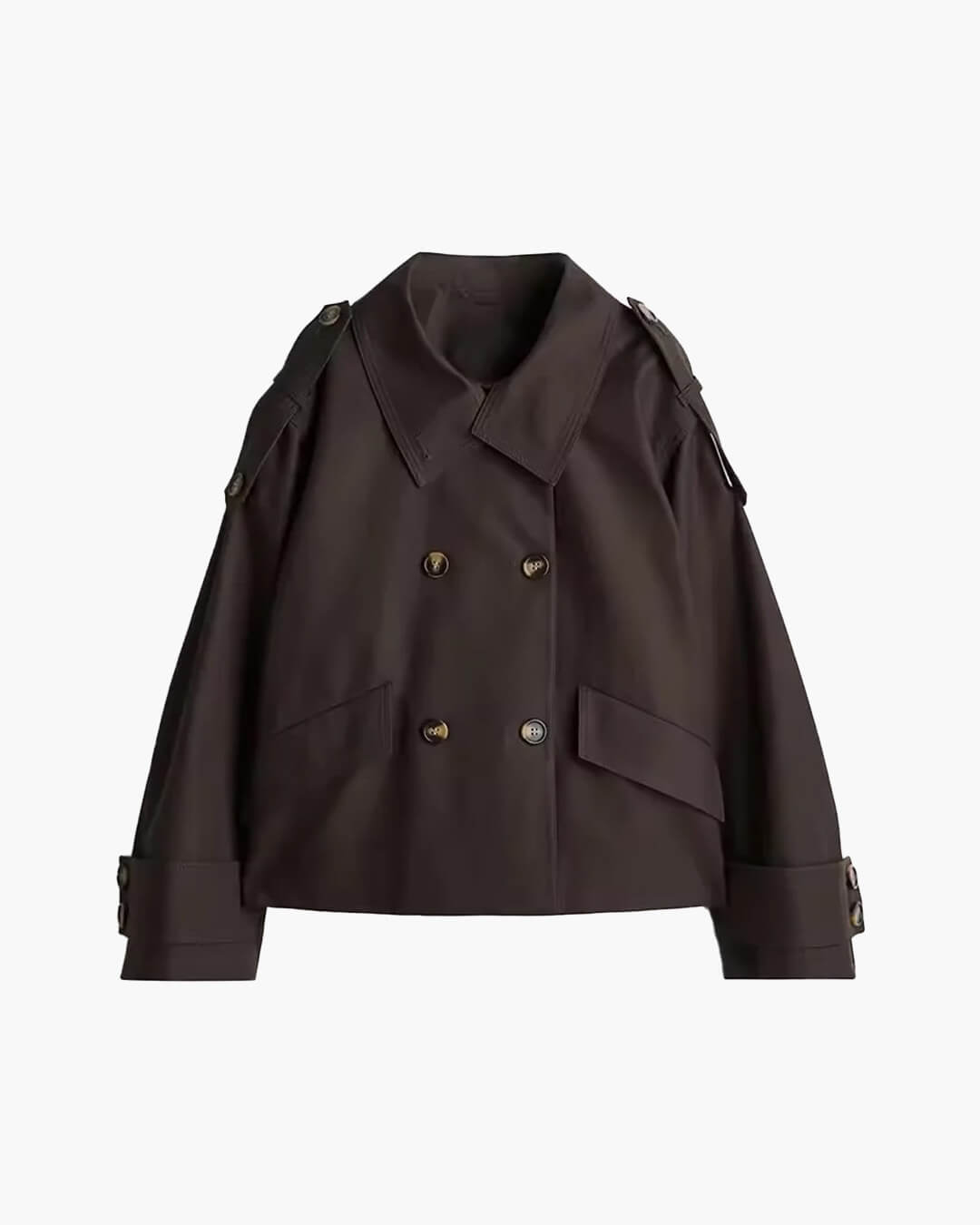 Trench corto con collo rialzato Lucy