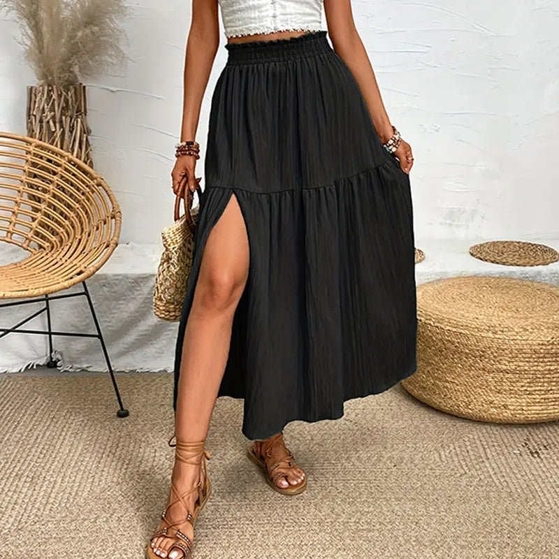 Gonna midi boho a balze Maia