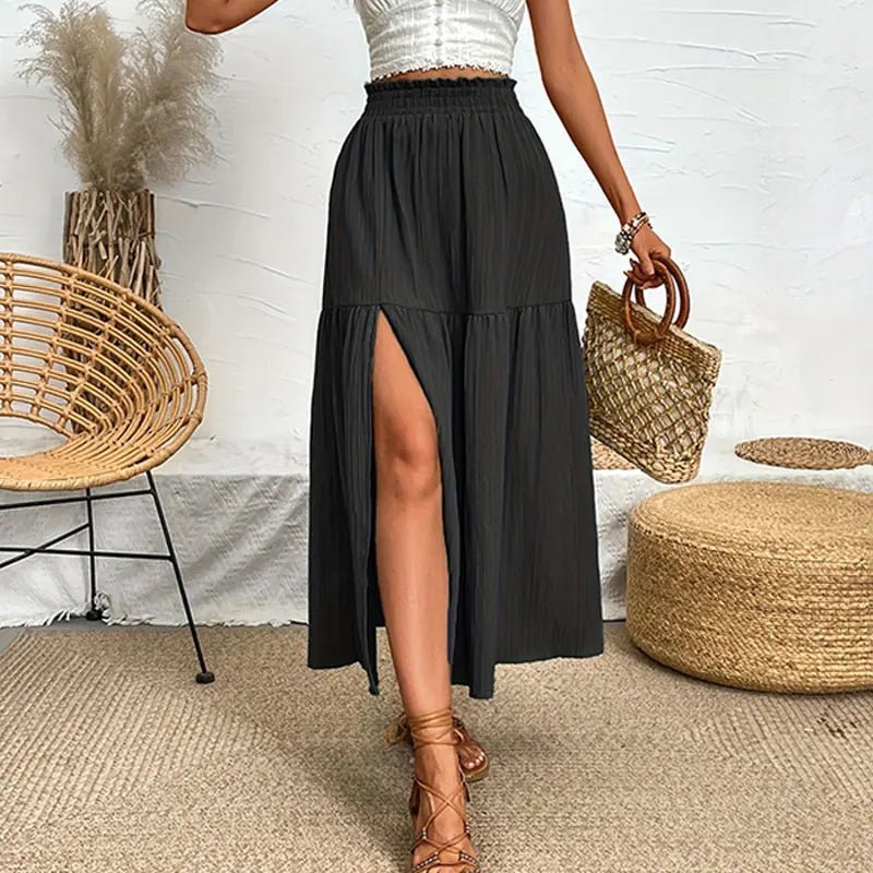 Gonna midi boho a balze Maia