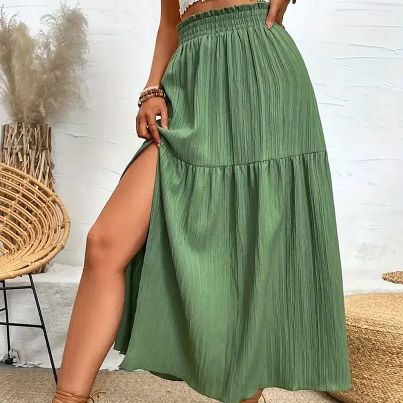 Gonna midi boho a balze Maia