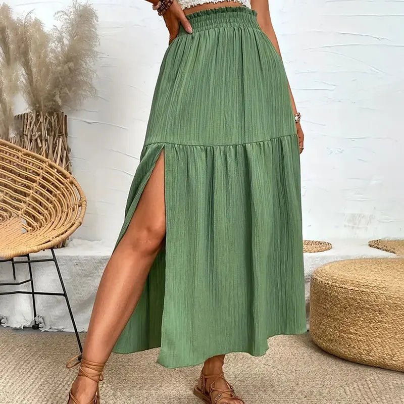 Gonna midi boho a balze Maia