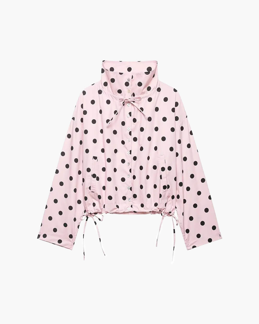 Giacca a pois con coulisse Margaret