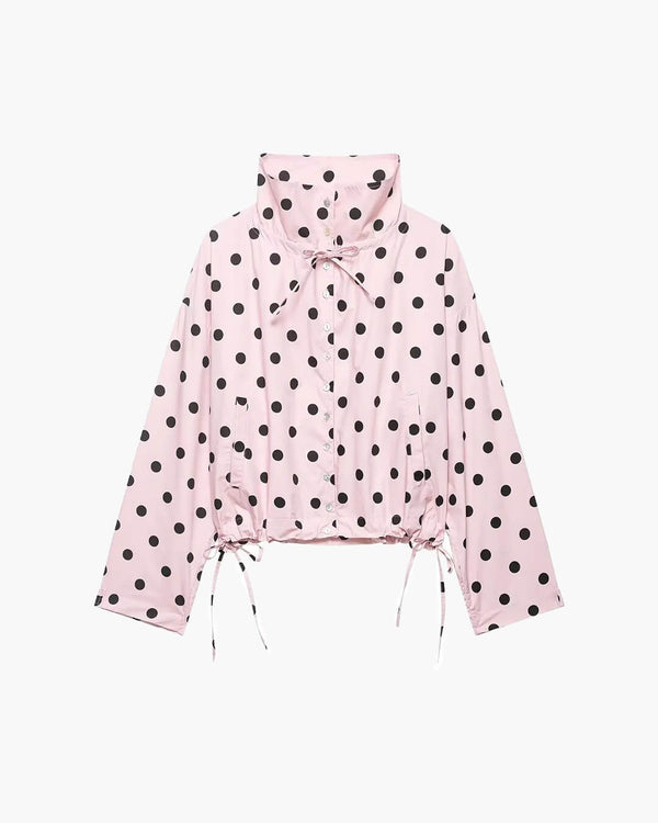 Giacca a pois con coulisse Margaret