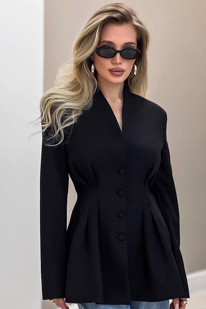 Blazer plissettato Margarita