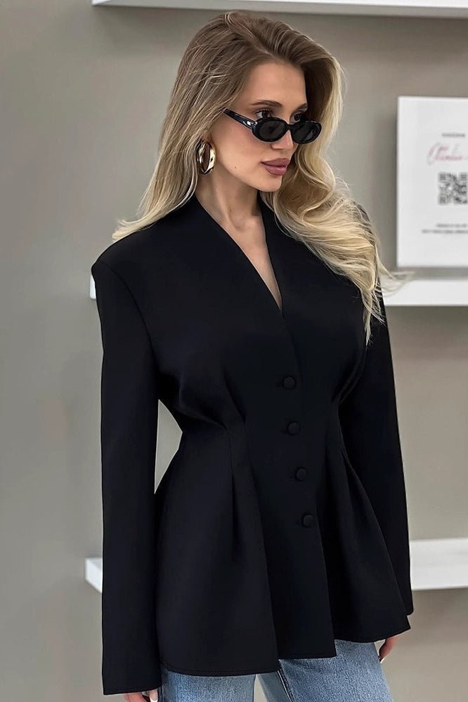 Blazer plissettato Margarita