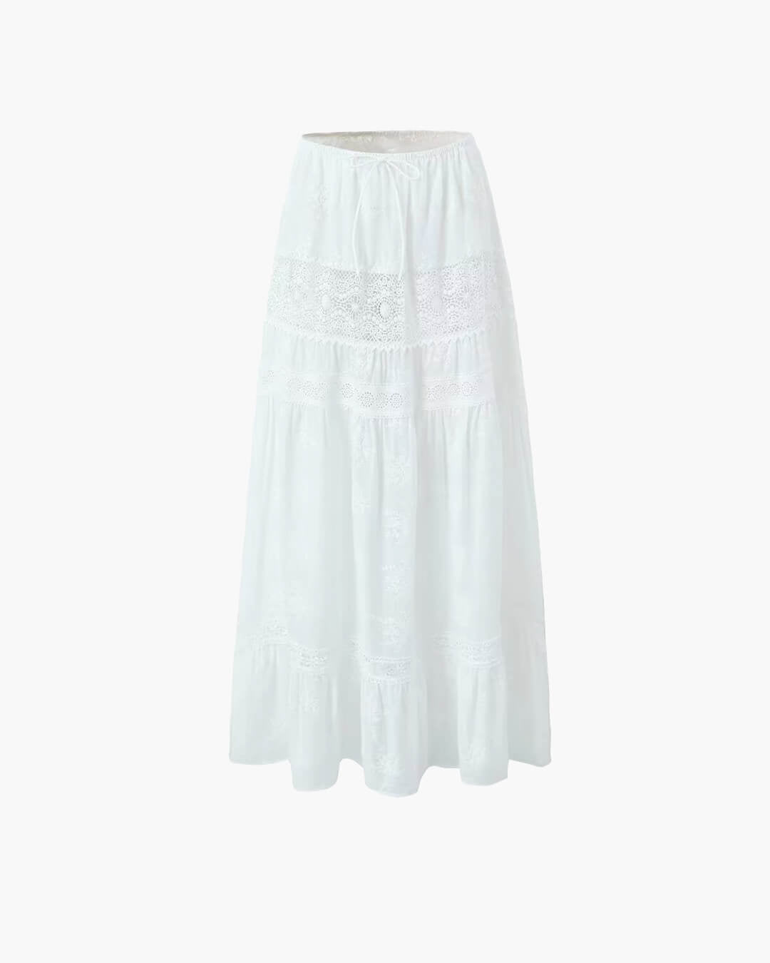 Completo boho con top corto e gonna lunga Margot