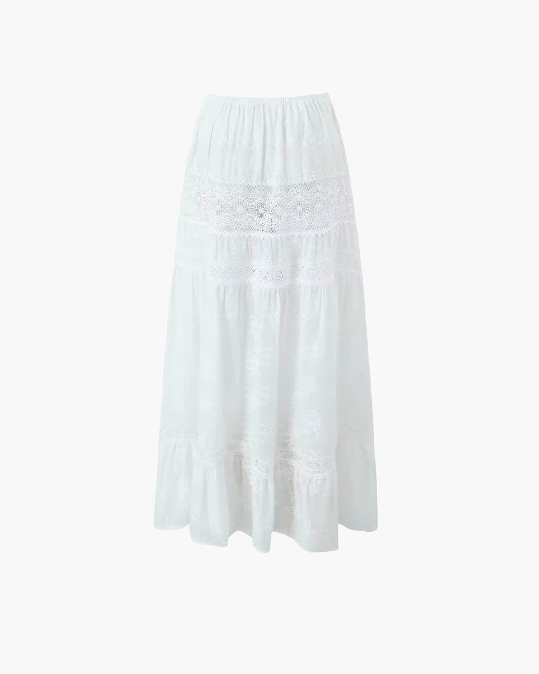 Completo boho con top corto e gonna lunga Margot