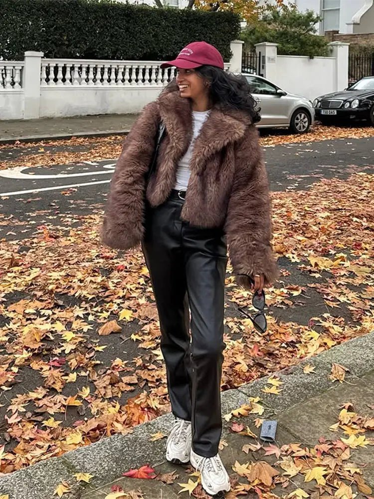 Cappotto in pelliccia sintetica Marian