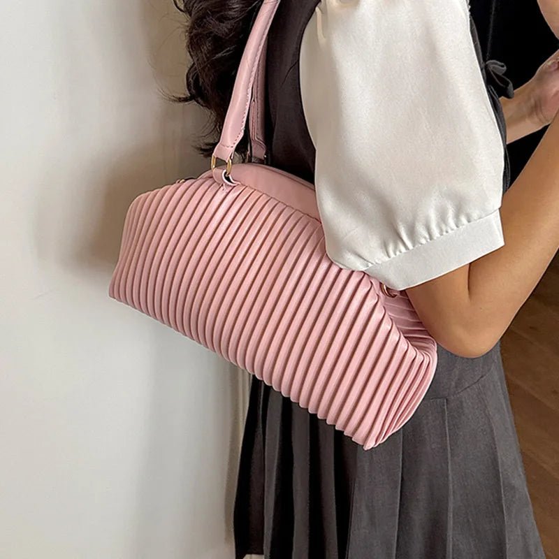 Borsa a spalla Mariana plissettata