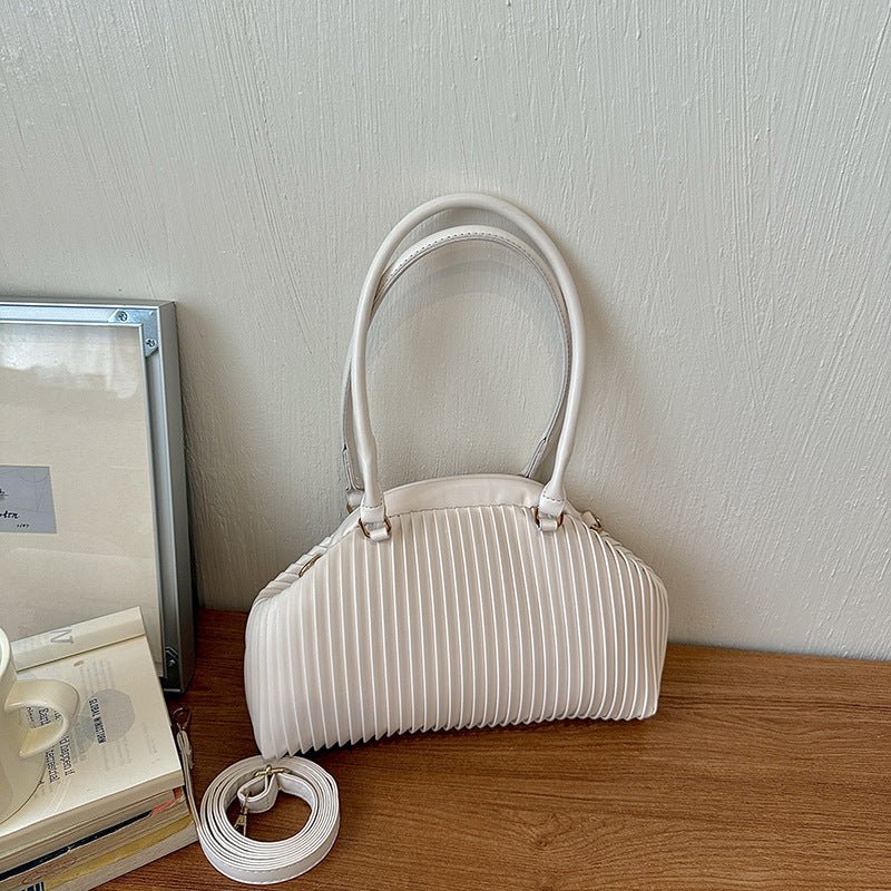 Borsa a spalla Mariana plissettata
