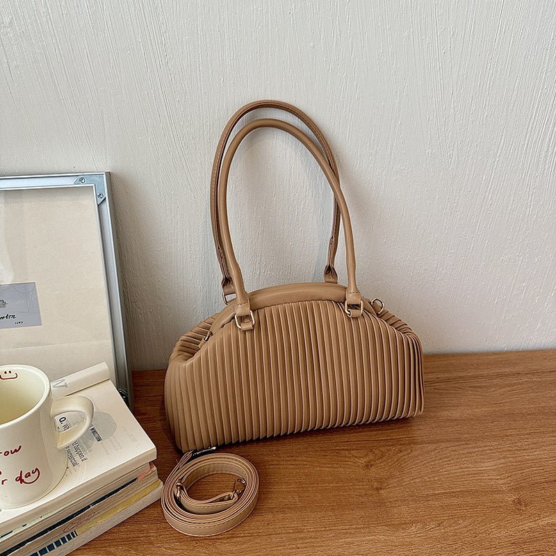 Borsa a spalla Mariana plissettata