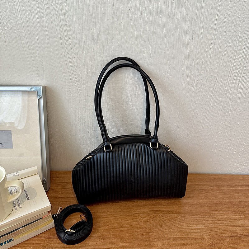Borsa a spalla Mariana plissettata