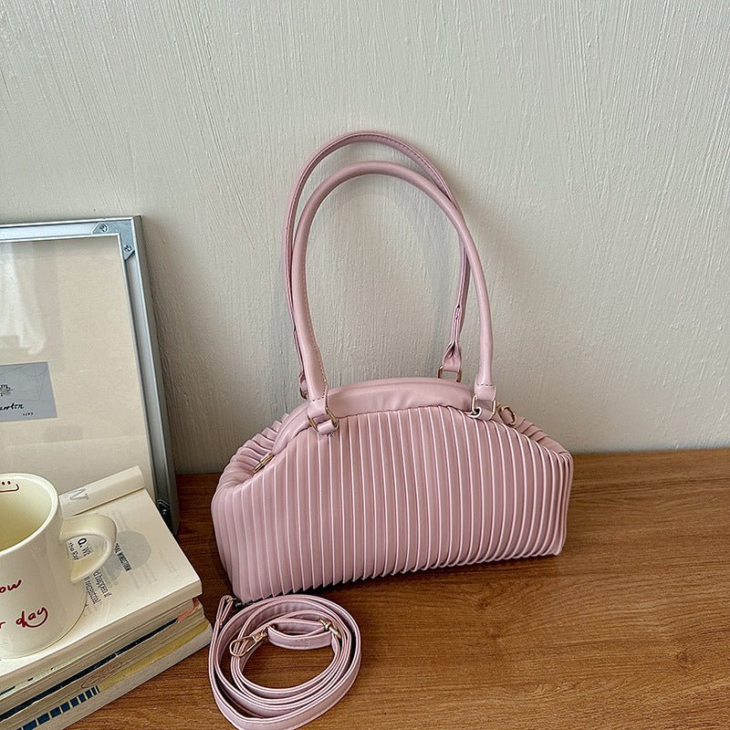 Borsa a spalla Mariana plissettata