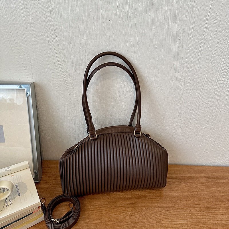 Borsa a spalla Mariana plissettata