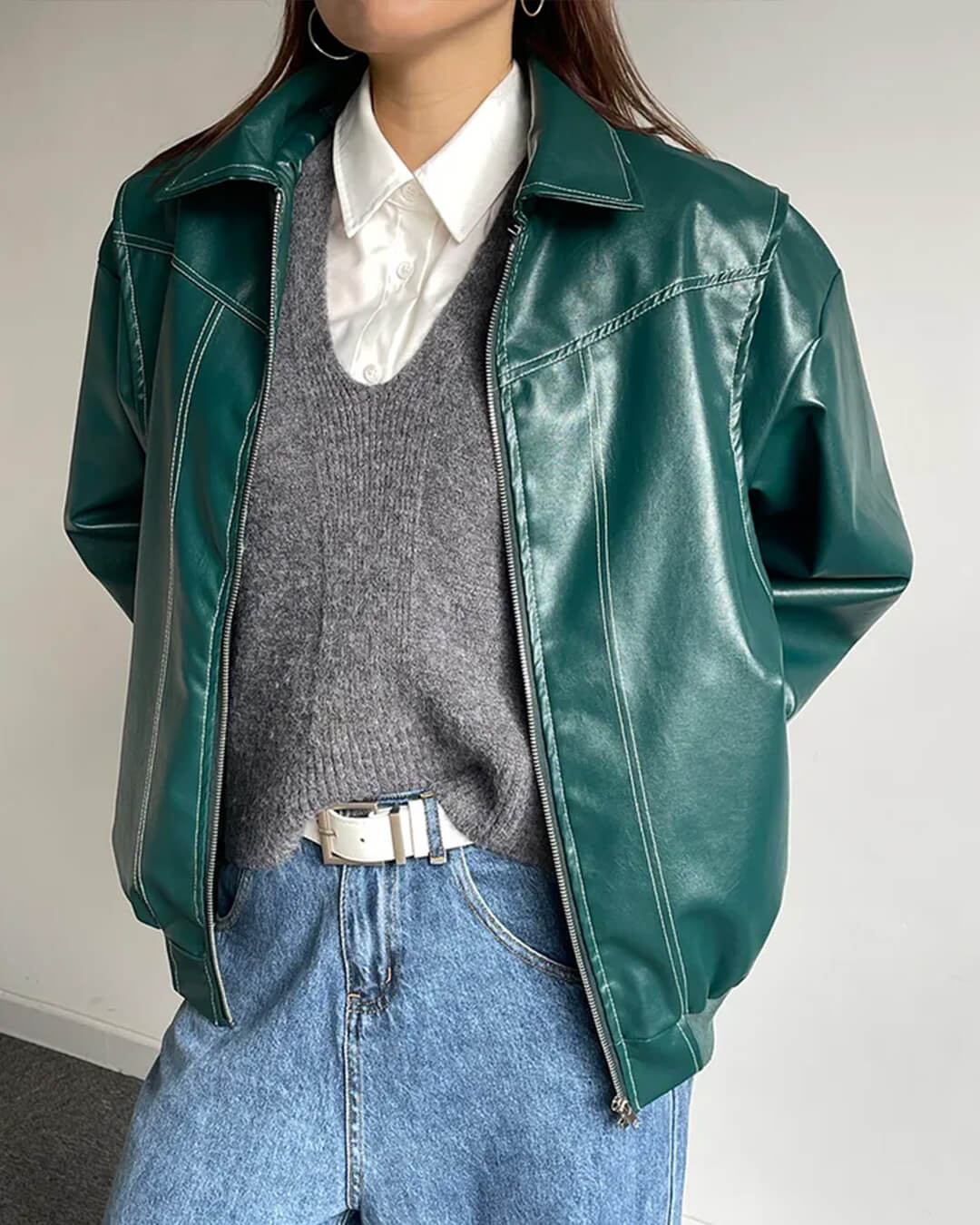 Giacca bomber con zip Marina