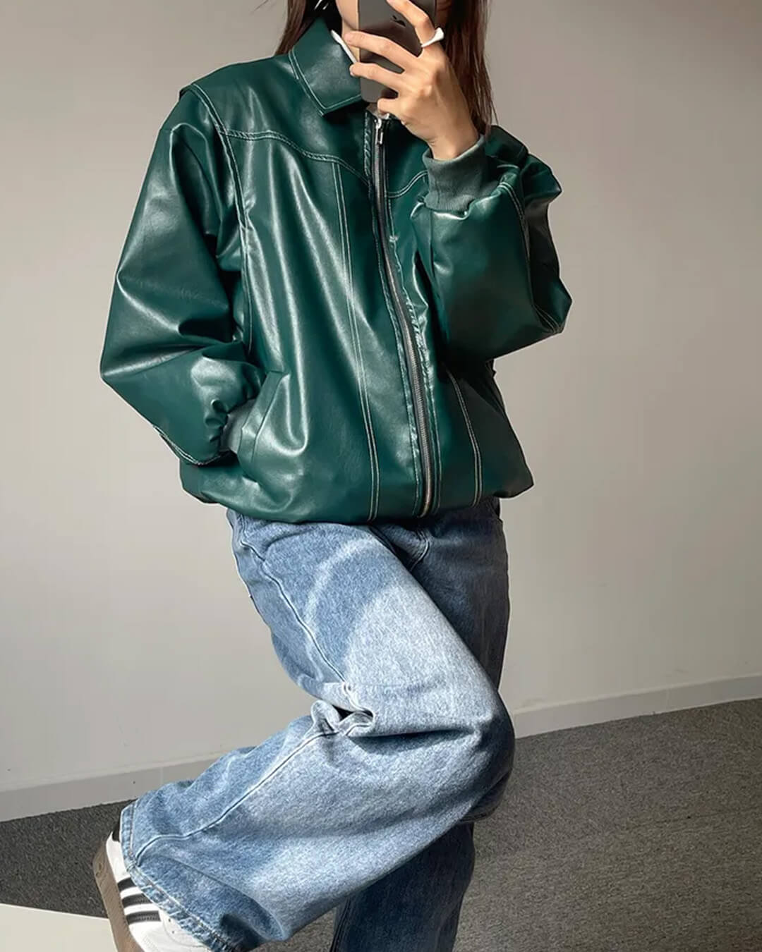 Giacca bomber con zip Marina