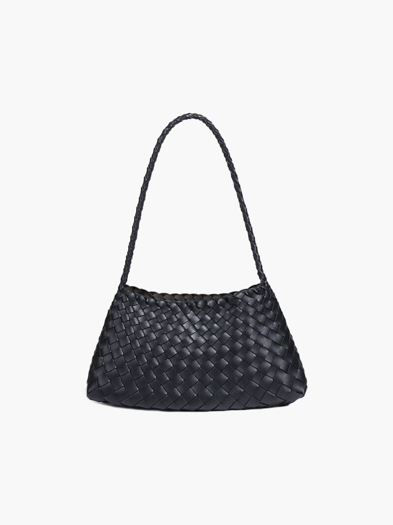 Borsa piccola Marissa in pelle vegana intrecciata